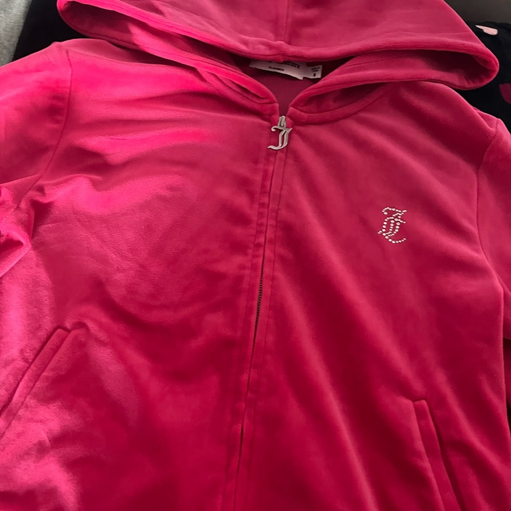 Pink Velvet Juicy Couture Set